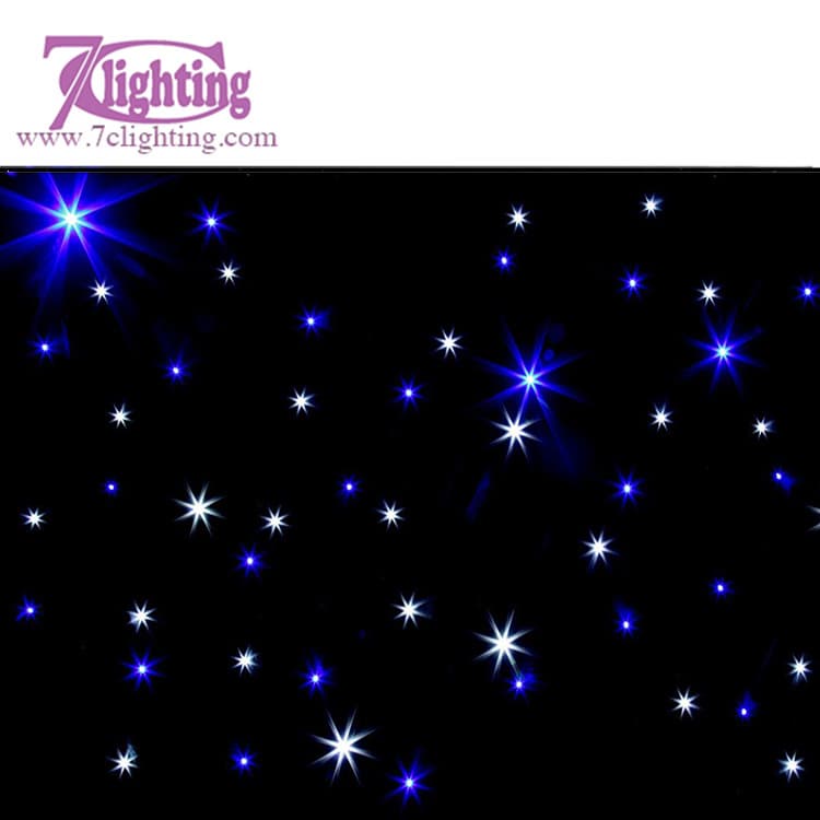 LED Star Curtain LED Starlit Curtain LED Star Drape